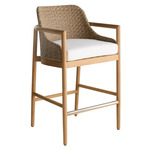 Chilton Outdoor Bar / Counter Stool - Blonde / Pearl