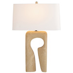 Kamora Table Lamp - Sand / Off White