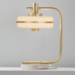 Masina Table Lamp - Brushed Brass / Textured Cream