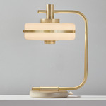 Masina Table Lamp - Brushed Brass / Satin Dove