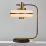 Masina Table Lamp - Antique Brass / Black