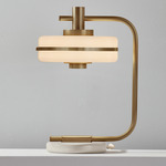 Masina Table Lamp - Antique Brass / Textured Cream