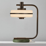 Masina Table Lamp - Dark Bronze / Satin Olive