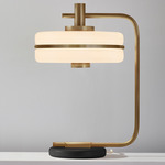 Masina Table Lamp - Antique Brass / Black