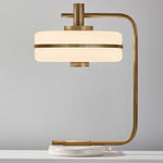Masina Table Lamp - Antique Brass / Textured Cream