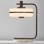 Masina Table Lamp - Dark Bronze / Textured Cream