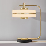Masina Table Lamp - Brushed Brass / Black
