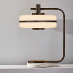 Masina Table Lamp - Dark Bronze / Textured Cream
