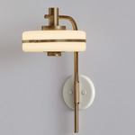Masina Wall Light - Antique Brass / Textured Cream