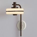 Masina Wall Light - Dark Bronze / Textured Cream