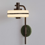 Masina Wall Light - Dark Bronze / Satin Olive