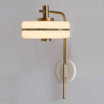 Masina Wall Light - Antique Brass / Textured Cream