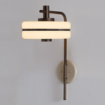 Masina Wall Light - Dark Bronze / Satin Dove