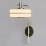 Masina Wall Light - Satin Nickel / Satin Olive