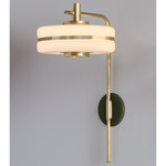 Masina Wall Light - Brushed Brass / Satin Olive