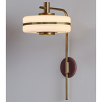 Masina Wall Light - Antique Brass / Oxblood
