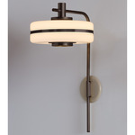Masina Wall Light - Dark Bronze / Satin Dove