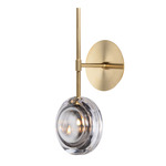 Lens Wall Sconce - Brushed Gold / Silver
