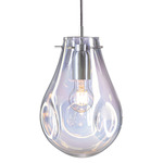 Soap Pendant - Brushed Silver / Pearl