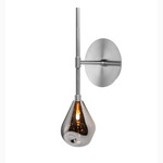 Soap Mini Wall Sconce - Brushed Silver / Silver