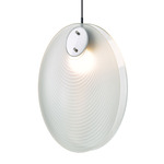 Ama Pendant - Dark Silver / Clear Matte