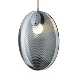 Ama Pendant - Dark Silver / Smoke
