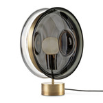 Orbital Table Lamp - Brushed Gold / Smoke