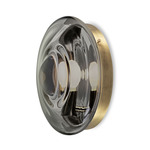 Orbital Wall / Ceiling Light - Brushed Gold / Smoke