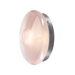 Orbital Wall / Ceiling Light - Brushed Silver / Venus Pink