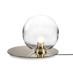 Umbra Table Lamp - Brushed Gold / Clear