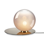 Umbra Table Lamp - Brushed Gold / Pink