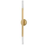 Strasbourg Wall Sconce - Vintage Brass / Seeded Glass