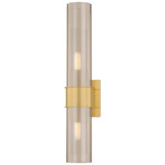 Granada Double Wall Sconce - Vintage Polished Brass / Bronze