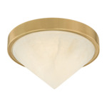 Colmar Ceiling Light - Vintage Brass / Alabaster