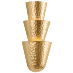 Bucharest Wall Sconce - Gold Leaf