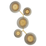 Birmingham Wall Sconce - Vintage Polished Brass / Topaz
