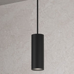 Cylinders Pendant - Matte Black