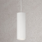 Cylinders Pendant - Semi Gloss White