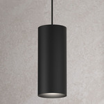 Cylinders Pendant - Matte Black