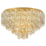 Calmeilles Ceiling Light - Brass / Clear