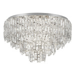 Calmeilles Ceiling Light - Chrome / Clear