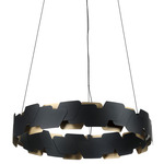 Altagracia Color-Select Ring Pendant - Black / Gold