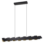 Altagracia Color-Select Linear Pendant - Black / Gold