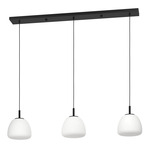 Balmes Linear Multi-Light Pendant - Black / White
