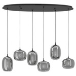 Larva Color-Select Multi-Light Pendant - Black / Smoke