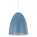 Sarabia Small Pendant - Pastel Dark Blue / Silver