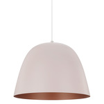 Coretto Pendant - Pastel Apricot / Copper