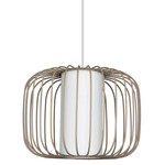 Terrarosa Pendant - Sandy / White