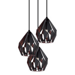 Carlton Multi-Light Pendant - Black / Copper