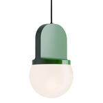 Deco Habea Pendant - Green / White